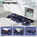 Weisshorn Foldable Bathtub 134x65cm Inflatable PVC Cushion Navy