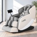Livemor FLEX Full Body Massage Chair, Zero Gravity, Airbags, Recliner, Dual-Zone Waist & Calf Heat, 5 Auto Programs, 15cm Leg Extension for Different Height, Voice Control, Bluetooth Speakers
