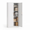 Astiss 180cm Steel Locker Cabinet Mental Storage 4 Adjustable Shelves