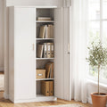 Astiss 180cm Steel Locker Cabinet Mental Storage 4 Adjustable Shelves
