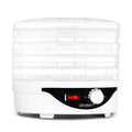 Devanti 5 Tray Food Dehydrator Fruit Beef Jerky Dryer White