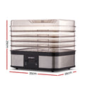 Devanti 5 Tray Food Dehydrator with Temperature Control