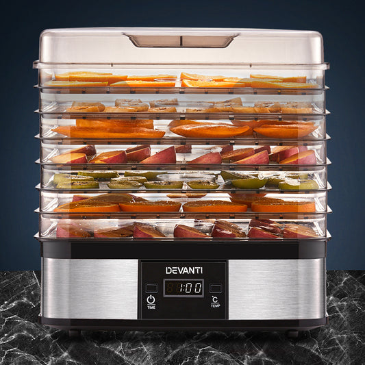 Devanti 7 Tray Food Dehydrator Electric Fruit Vegetable Dryer