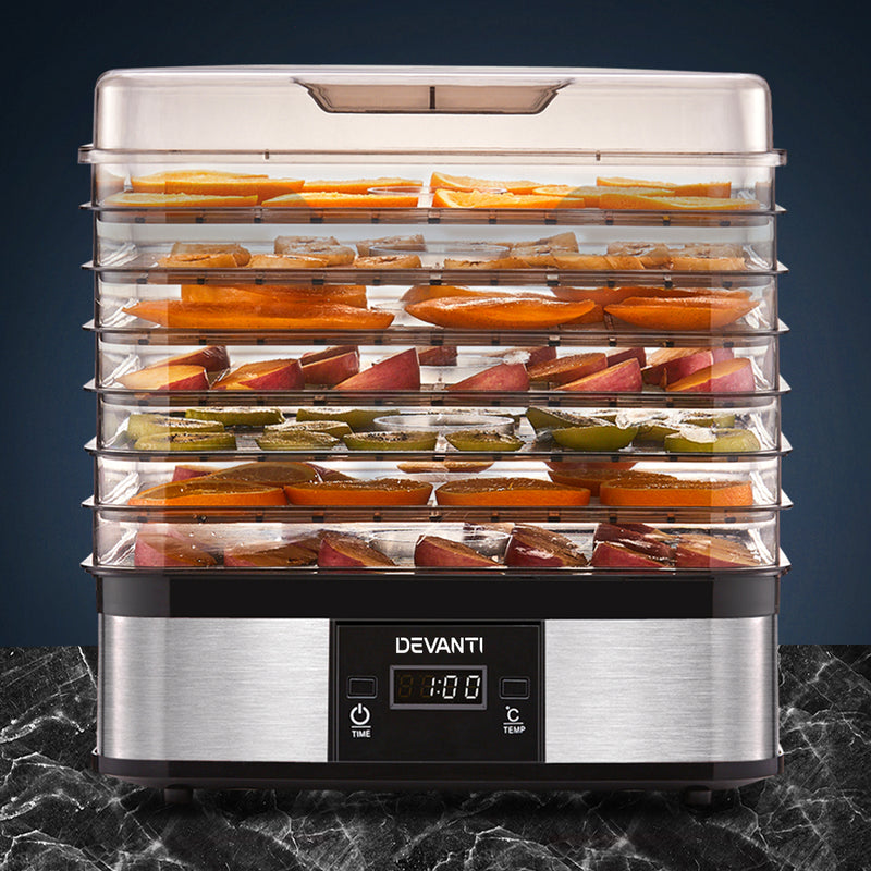 Devanti 7 Tray Food Dehydrator Electric Fruit Vegetable Dryer