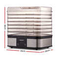 Devanti 7 Tray Food Dehydrator Electric Fruit Vegetable Dryer