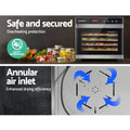 Devanti 6 Tray Food Dehydrator Stainless Steel