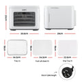 Devanti Food Dehydrator Machine 5 Tray Mini Fruit Dryer Maker White