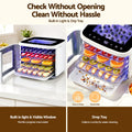 Devanti Food Dehydrator Machine 5 Tray Mini Fruit Dryer Maker White