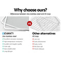Devanti 9 Tray Food Dehydrator Stainless Steel