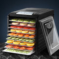 Devanti 9 Tray Food Dehydrator Stainless Steel