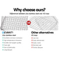 Devanti 6 Tray Food Dehydrator Stainless Steel