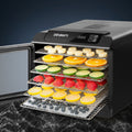 Devanti 6 Tray Food Dehydrator Stainless Steel