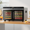 Devanti 16 Tray Food Dehydrator Dual Zone Stainless Steel