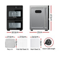 Devanti 12 Tray Food Dehydrator Dual Zone Stainless Steel Jerky