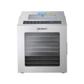 Devanti 10 Tray Food Dehydrator Stainless Steel Glass Door 850W