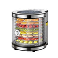 Devanti 8 Tray Food Dehydrator 700W Stainless Steel Auto-Rotate