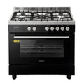 Devanti 90cm Dual Fuel Cooker Gas Cooktop Electric Oven 5 Burner