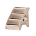 i.Pet Dog Ramp Steps Bed Sofa Car Pet Stairs Foldable Beige
