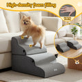 i.Pet Dog Stairs Bed 2-in-1 Sofa Car Foam Non-Slip Grey Washable