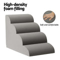 i.Pet Dog Ramp Steps Foam 4 Tier Pet Stairs Bed Sofa Car