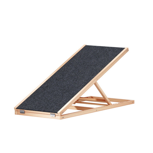 i.Pet Dog Ramp 100cm Wooden Stairs Bed Sofa Car Foldable