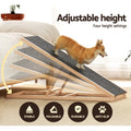 i.Pet Dog Ramp 100cm Wooden Stairs Bed Sofa Car Foldable