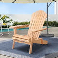 Gardeon Adirondack Chair Wooden Garden Patio Furniture Natural