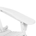 Gardeon 3PC Adirondack Chair Set White Wood Outdoor Patio Lounge