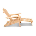 Gardeon Outdoor Sun Lounge Beach Chairs Patio Furniture Wooden Adirondack Garden