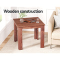 Gardeon Coffee Side Table Wood Outdoor Furniture Garden Brown