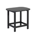 Gardeon Outdoor Coffee Table HDPE Black Patio Camping Garden Desk