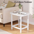 Gardeon Outdoor Coffee Side Table HDPE White Patio Furniture