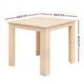 Gardeon Coffee Side Table Wooden Outdoor Garden Furniture Natural