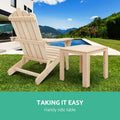 Gardeon Coffee Side Table Wooden Outdoor Garden Furniture Natural