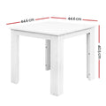Gardeon Coffee Side Table Wooden Outdoor Furniture White
