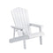 Gardeon Outdoor Adirondack Chair HDPE White Beach Lounge Patio