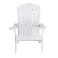 Gardeon Outdoor Adirondack Chair HDPE White Beach Lounge Patio