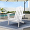 Gardeon Adirondack Chair Wooden Outdoor Patio Furniture White
