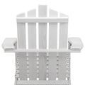 Gardeon 3PC Adirondack Outdoor Table Chairs Wooden White