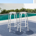 Gardeon Outdoor Bar Stool Aluminum 2 Pack