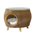 Gardeon Wicker Coffee Table Aluminium Outdoor Furniture Storage