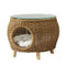 Gardeon Wicker Coffee Table Aluminium Outdoor Furniture Storage