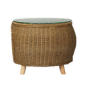 Gardeon Wicker Coffee Table Aluminium Outdoor Furniture Storage