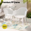 Gardeon 5PC Outdoor Dining Set Table Chairs Patio Garden Furniture