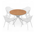 Gardeon 5PC Outdoor Dining Set Table Chairs Patio Garden Furniture