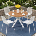 Gardeon 5pce Outdoor Dining Set Table Chairs Patio Garden Furniture