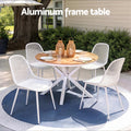 Gardeon 5pce Outdoor Dining Set Table Chairs Patio Garden Furniture