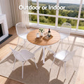 Gardeon 5pce Outdoor Dining Set Table Chairs Patio Garden Furniture