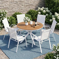 Gardeon 7 Piece Outdoor Dining Set Table Chairs Steel Patio Garden