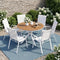 Gardeon 7 Piece Outdoor Dining Set Table Chairs Steel Patio Garden